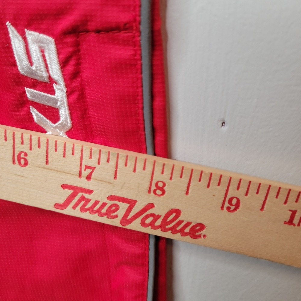 STX Warm Up Pants Red Elastic Waist Zip Pockets Athletic Activewear Youth Small - Picture 8 of 16